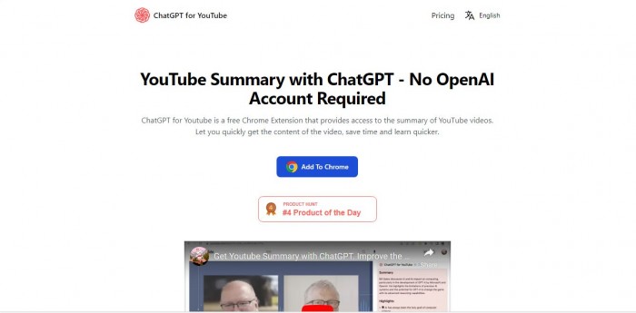 chatGPT for you tube