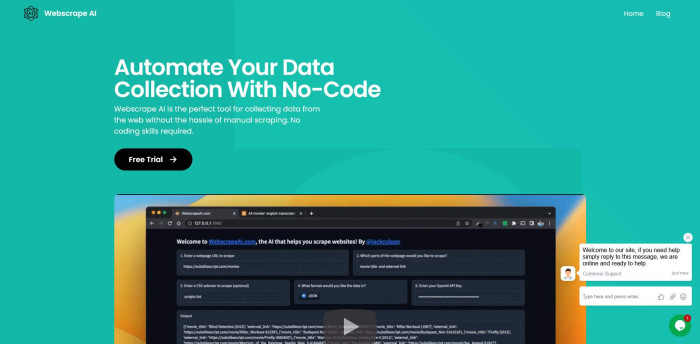 Webscrape ai