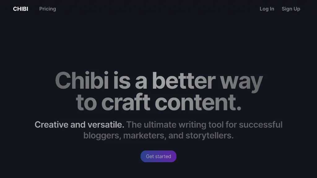 Chibi Ai Your Versatile Ai Writing Content Creation Tool Proaitools