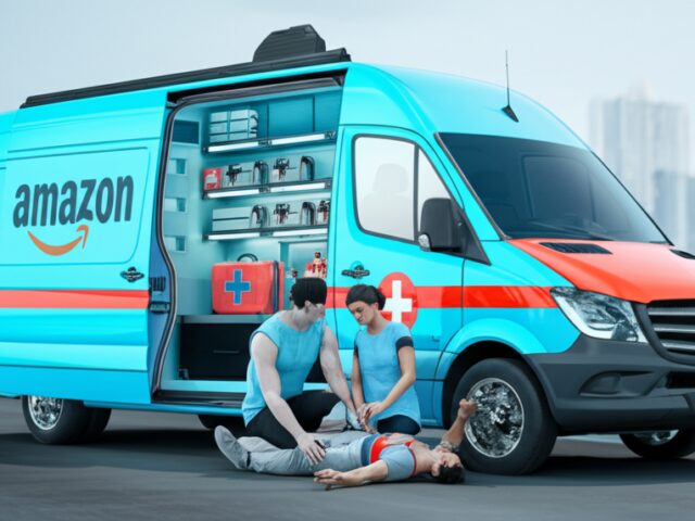 Amazon Delivery Drivers Could Be the Unlikely First Responders of the Future