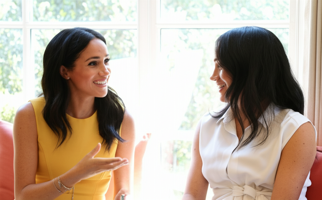 Reshma Saujani and Meghan, Duchess of Sussex, Discuss Entrepreneurship and Motherhood