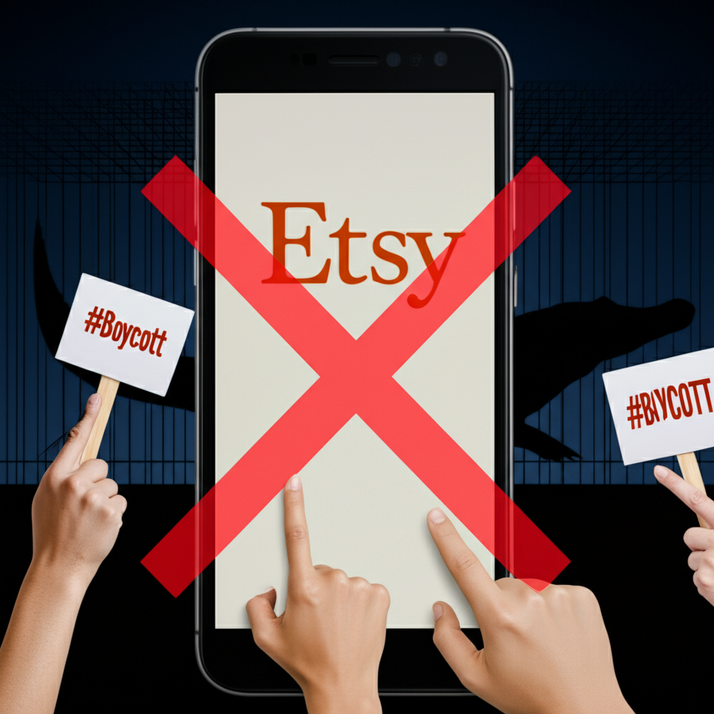 Etsy Faces Boycott Over ‘Alligator Alcatraz’-Branded Products