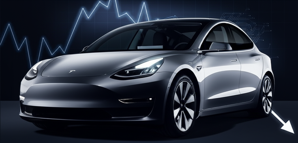 Tesla profits pulled down by falling EV sales and regulatory credits