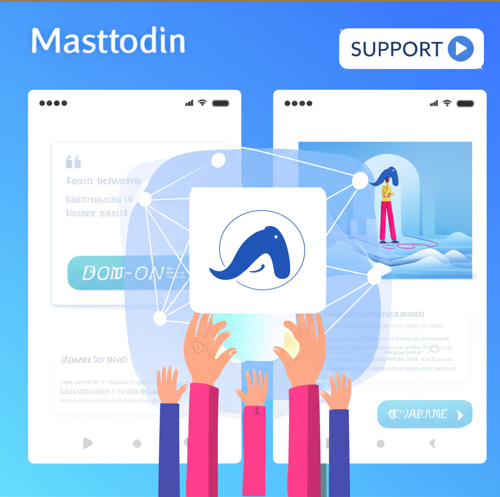 Open source X rival Mastodon begins raising funds with new in-app donation feature