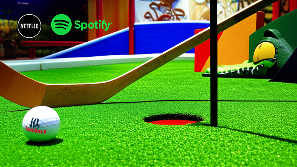 Spotify takes a swing at gaming with a mini golf game ahead of ‘Happy Gilmore 2’ release