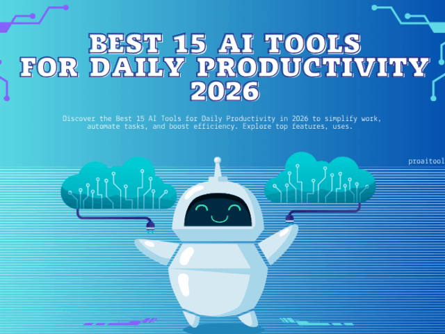 Best 15 AI Tools for Productivity in 2026: The Ultimate List to Boost Efficiency