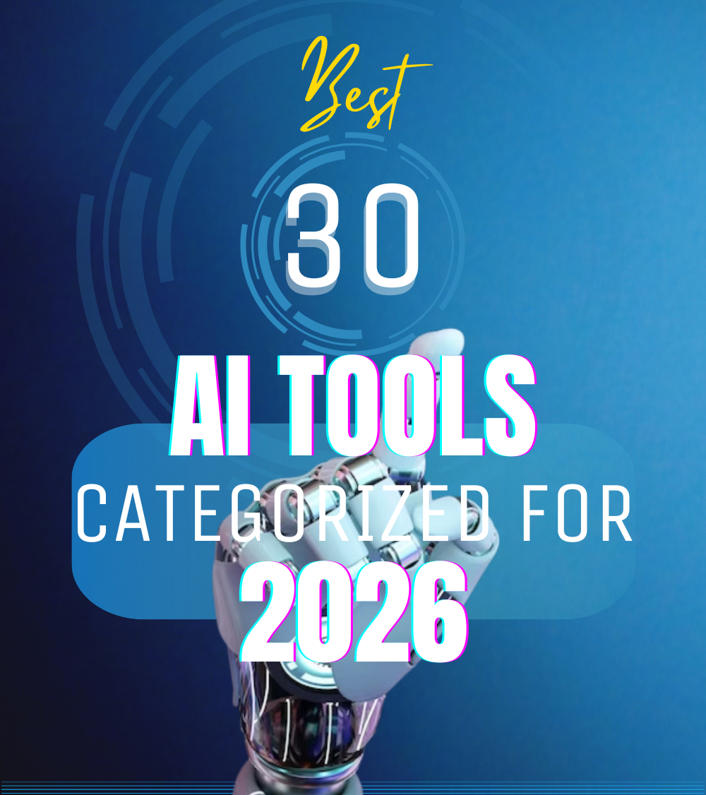 Best 30 AI Tools Categorized for 2026 | ProAITools.net